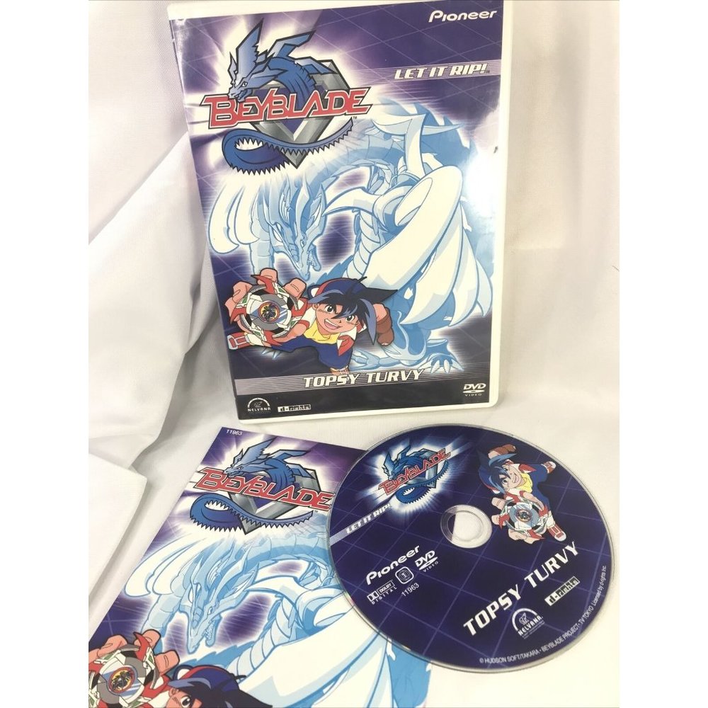 Beyblade Vol 4 Topsy Turvy DVD kids movie 2003